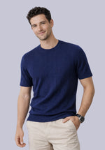 Load image into Gallery viewer, SUMMER AZURE MERINO RIB TEE
