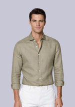 Load image into Gallery viewer, KHAKI LINEN SHIRT
