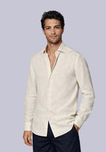 Load image into Gallery viewer, TAN LINEN SHIRT
