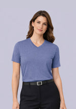 Load image into Gallery viewer, AQUA SUPREME MERINO SUMMER V TEE
