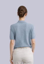 Load image into Gallery viewer, Aqua Prestige Summer Merino Polo
