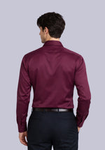 Load image into Gallery viewer, MAROON BAMBOO SILK SHIRT

