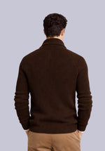 Load image into Gallery viewer, BRUNETTE MERINO SHAWL CARDIGAN
