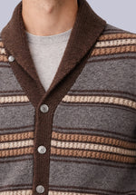 Load image into Gallery viewer, GRAPHITE WAFFLE KNIT CARDIGAN
