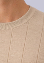 Load image into Gallery viewer, SUMMER CHAMPAGNE MERINO RIB TEE
