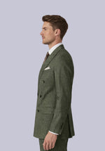 Load image into Gallery viewer, OLIVE DOUBLE BREASTED LINEN
