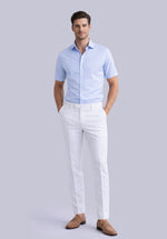 Load image into Gallery viewer, SKY HALF BAMBOO SILK SHIRT
