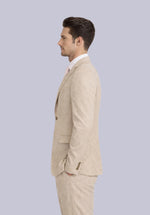 Load image into Gallery viewer, TAN LINEN BLAZER
