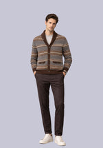 Load image into Gallery viewer, GRAPHITE WAFFLE KNIT CARDIGAN
