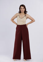 Load image into Gallery viewer, SASHA ROUGE WIDE PANTS
