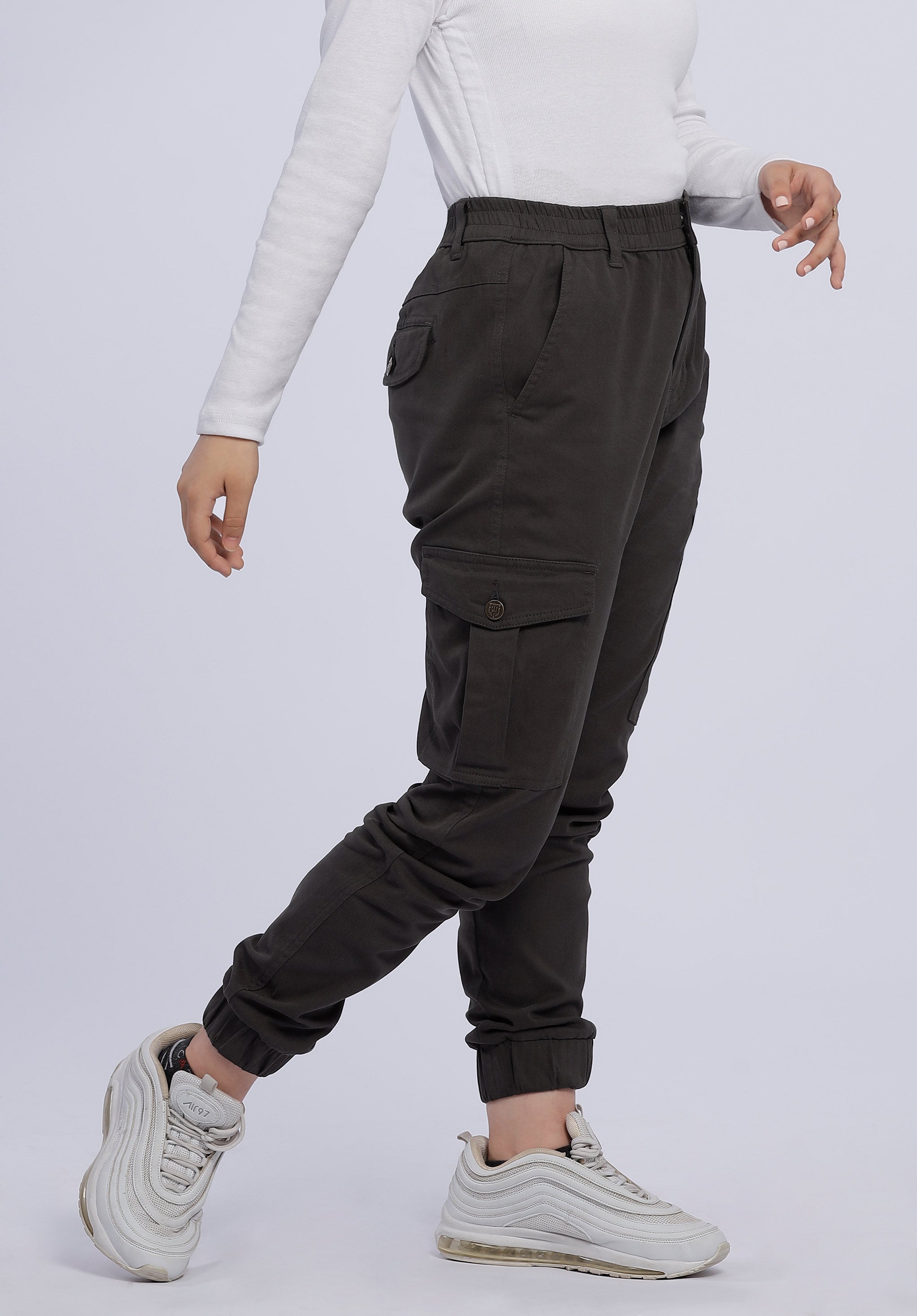 ACHROMATIC CARGO JOGGERS