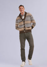 Load image into Gallery viewer, GRAPHITE WAFFLE KNIT CARDIGAN

