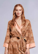 Load image into Gallery viewer, AURA LUXURE SILK ROBE SET

