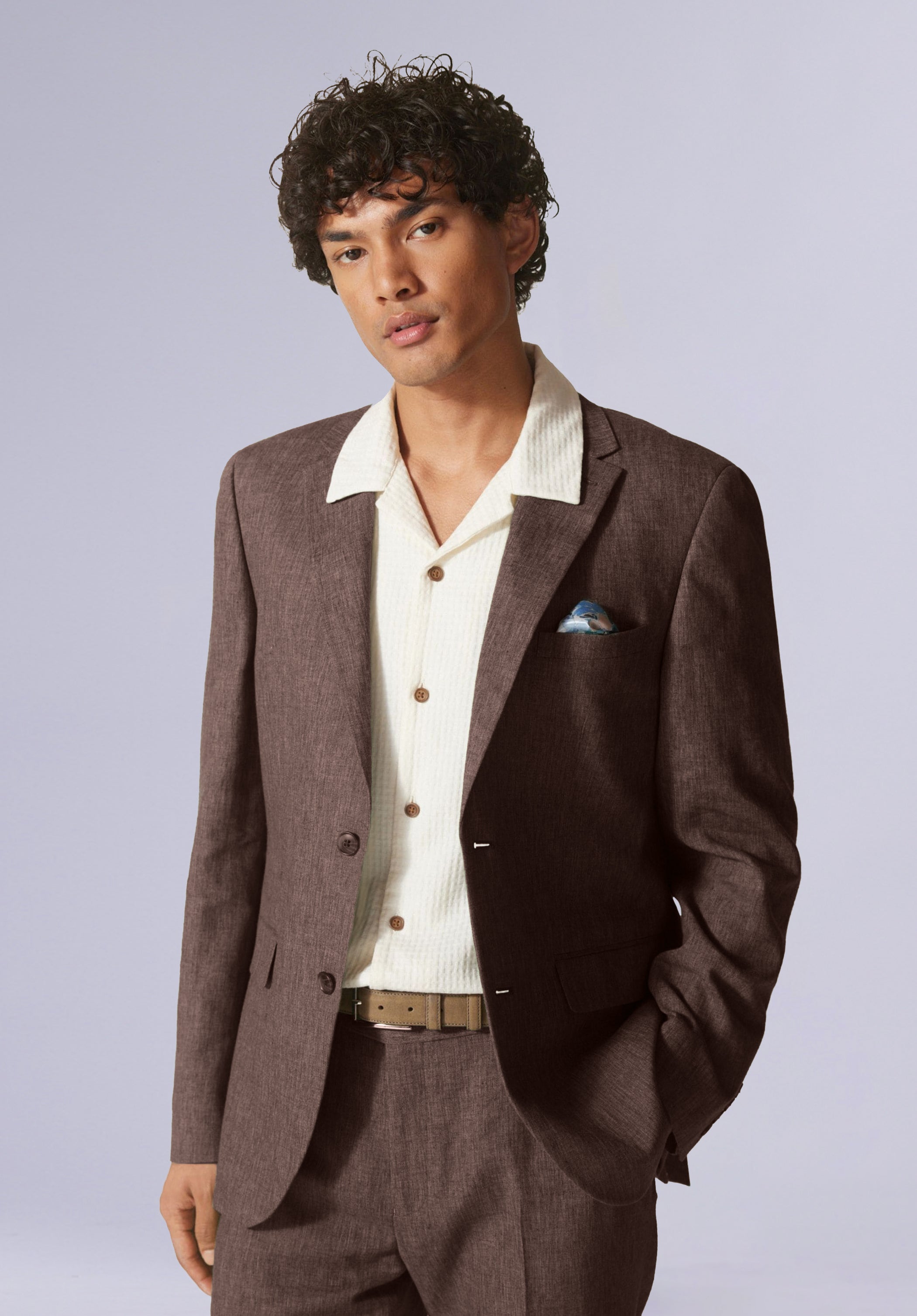 CEDAR NOTCH LINEN JACKET