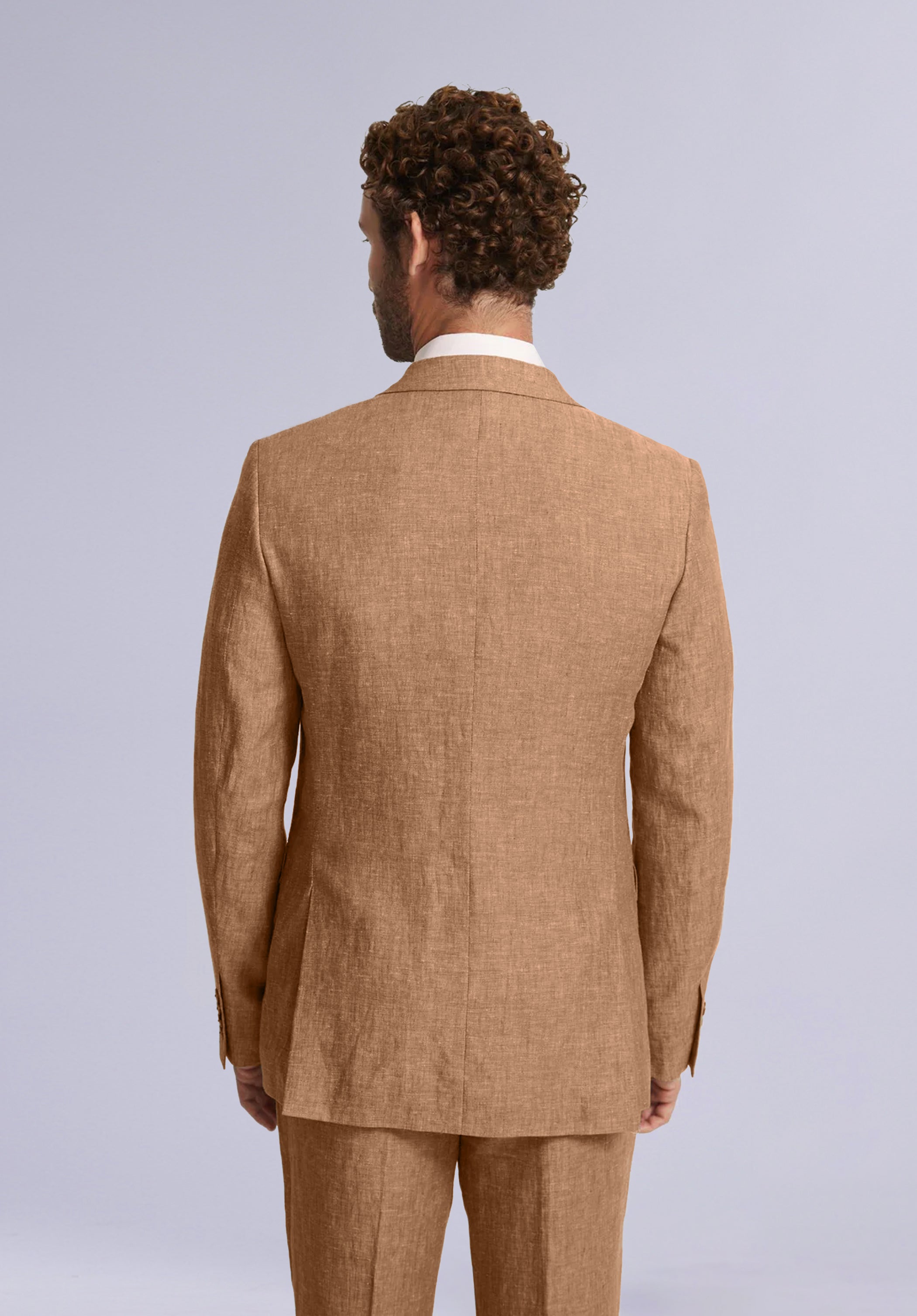 TAN LINEN BLAZER