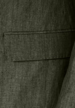 Load image into Gallery viewer, OLIVE DOUBLE BREASTED LINEN

