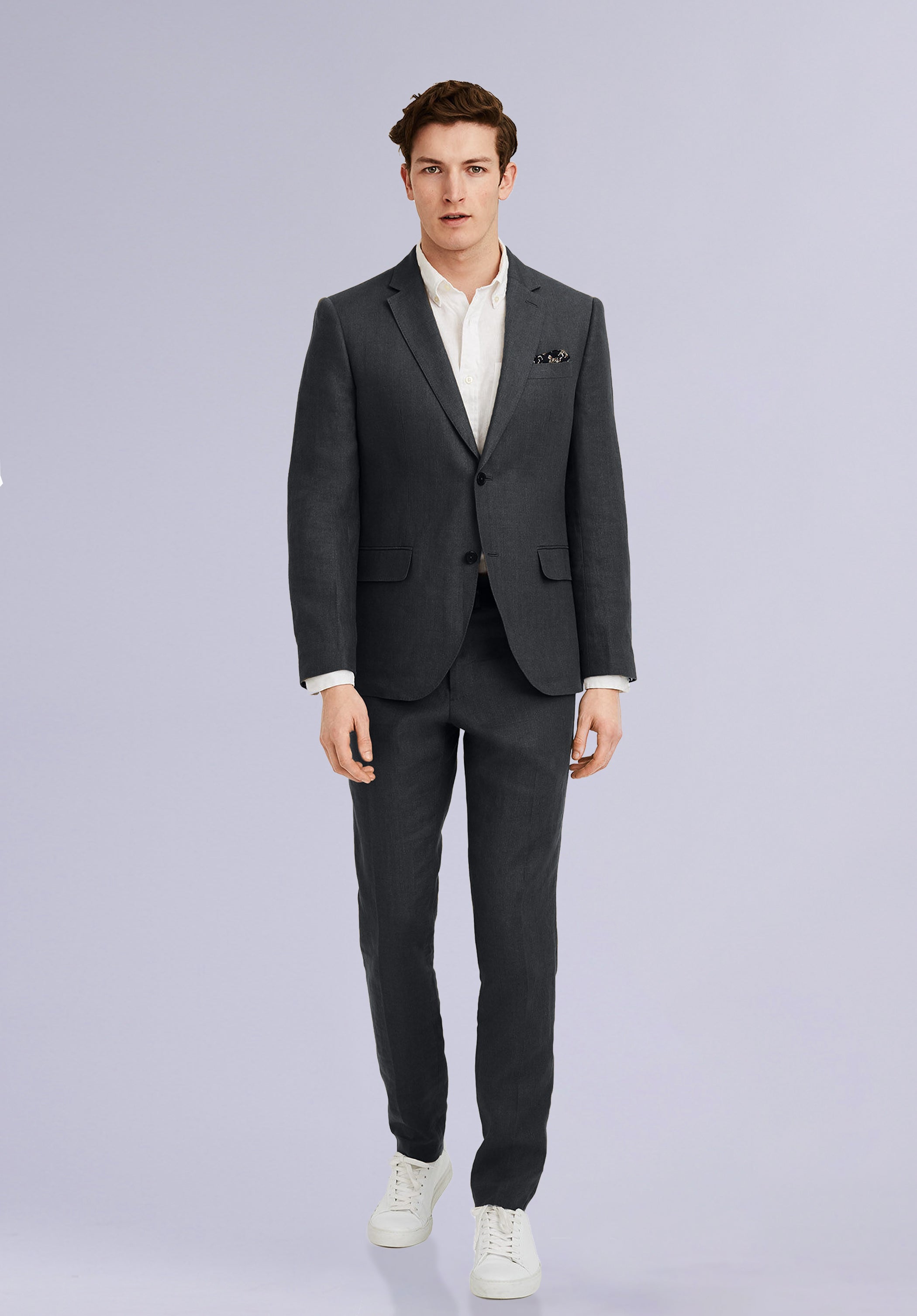 COSTAS LINEN NOTCH COAT