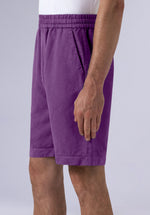 Load image into Gallery viewer, Mauve Cotton Linen Shorts
