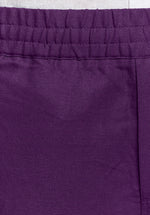 Load image into Gallery viewer, Mauve Cotton Linen Shorts
