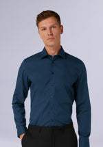 Load image into Gallery viewer, MARINE BAMBOO SILK SHIRT
