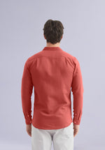 Load image into Gallery viewer, DARK CORAL BAMBOO SILK SHIRT
