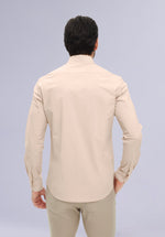 Load image into Gallery viewer, KHAKI BAMBOO SILK SHIRT
