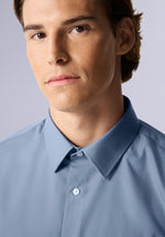 Load image into Gallery viewer, TEAL BAMBOO SILK SHIRT
