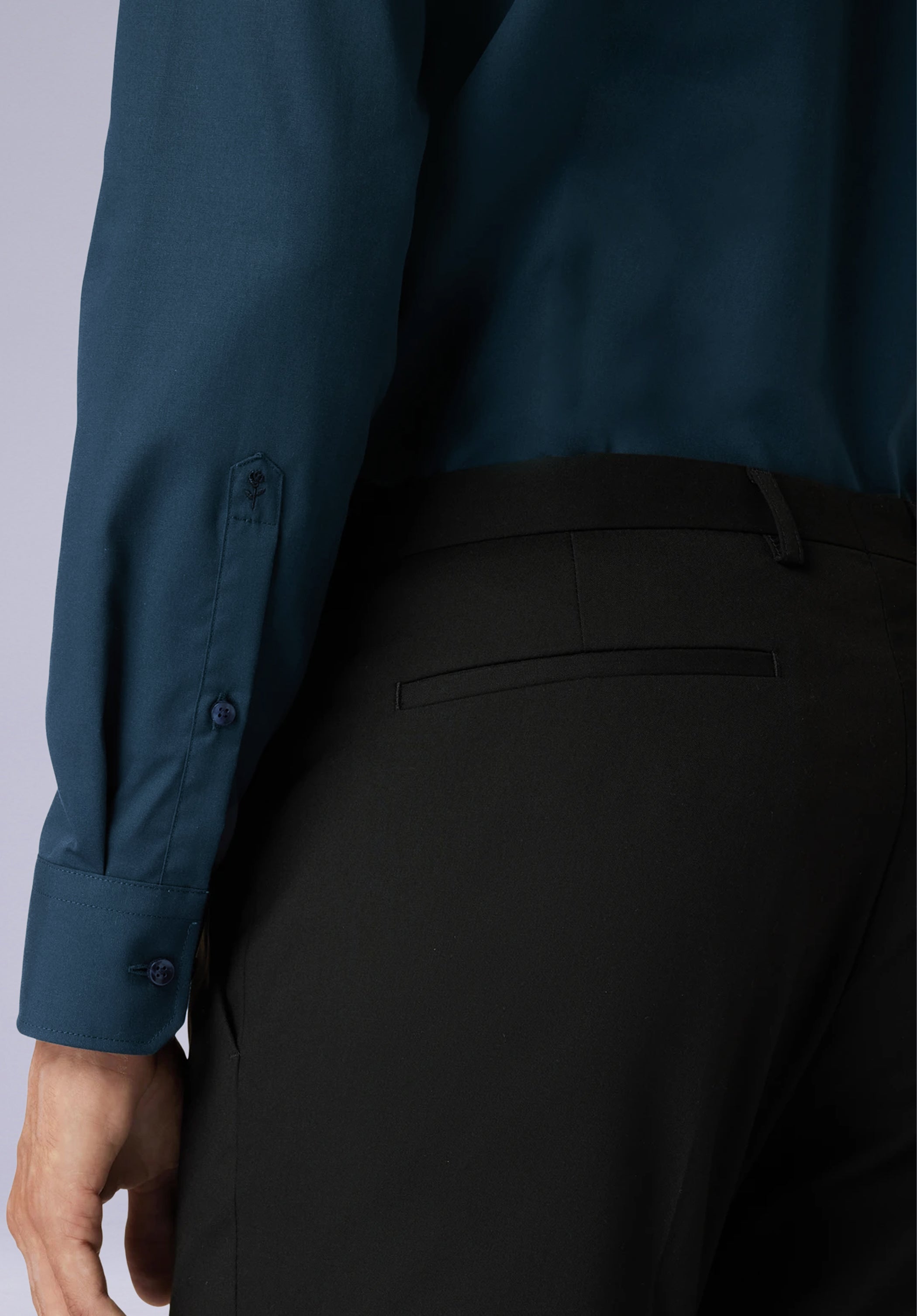 MARINE BAMBOO SILK SHIRT