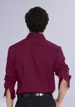 Load image into Gallery viewer, MAROON BAMBOO SILK SHIRT
