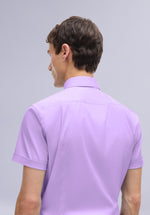 Load image into Gallery viewer, LAVENDER HALF BAMBOO SILK SHIRT
