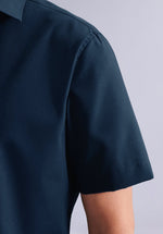 Load image into Gallery viewer, MARINE HALF BAMBOO SILK SHIRT
