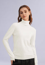 Load image into Gallery viewer, ECRU MERINO HIGH NECK
