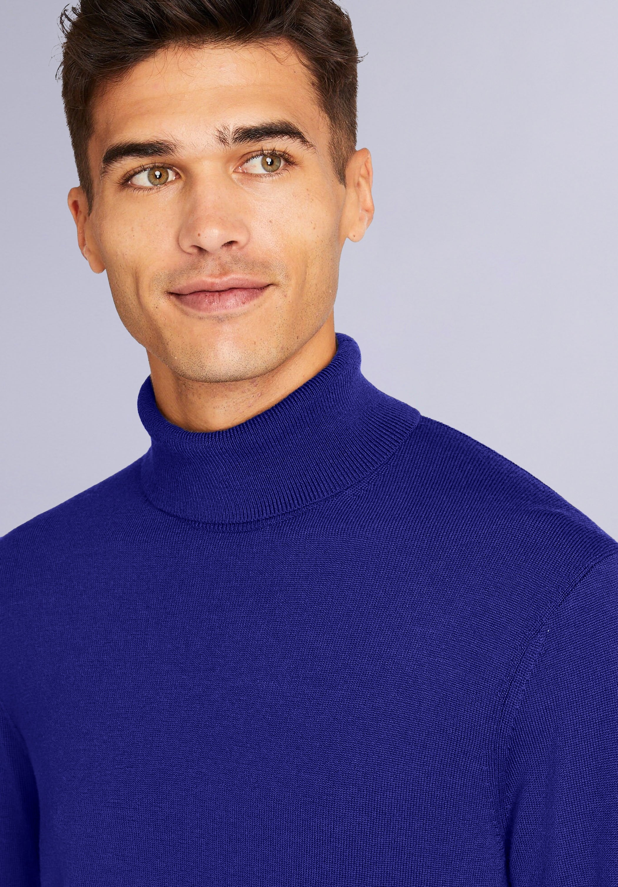 AZURE MERINO HIGH NECK