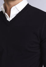 Load image into Gallery viewer, EBONY MERINO V NECK

