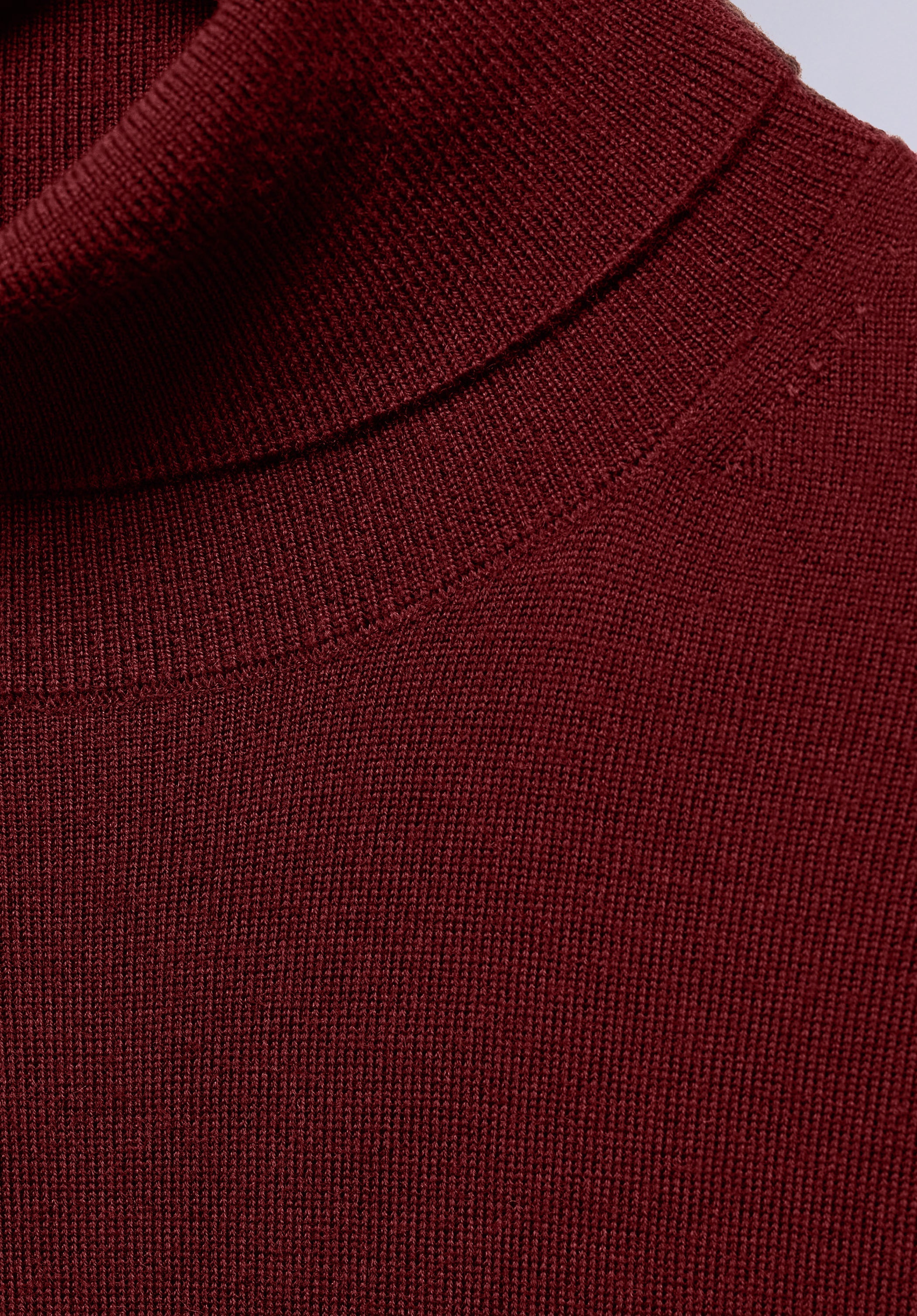 CARMINE MERINO HIGH NECK