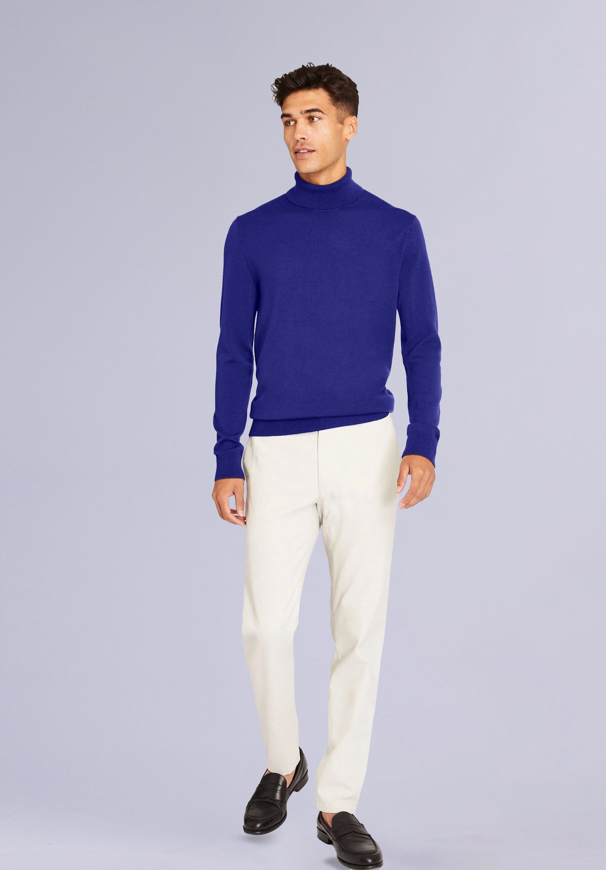 AZURE MERINO HIGH NECK