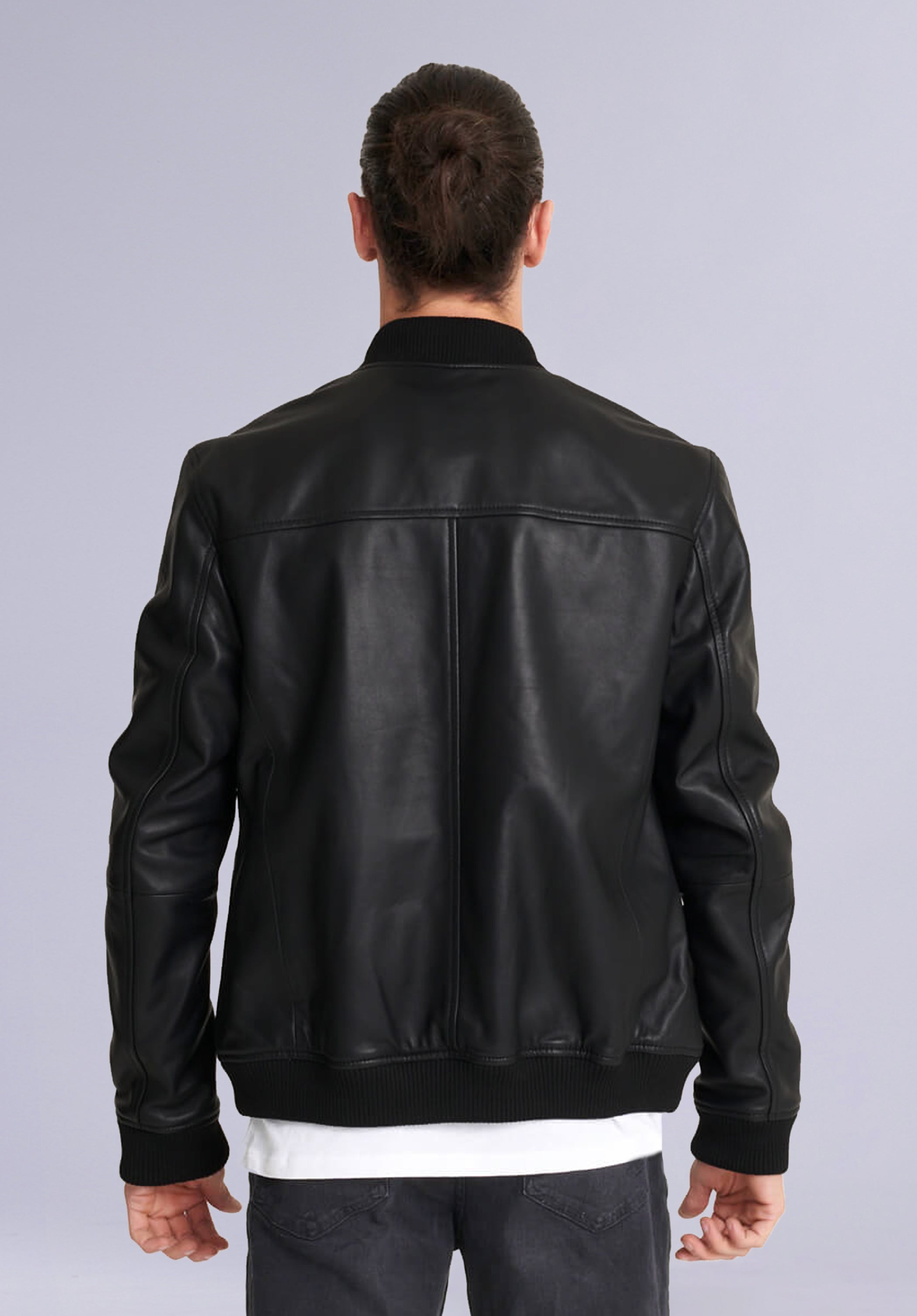 GRAPHITE LEATHER JACKET