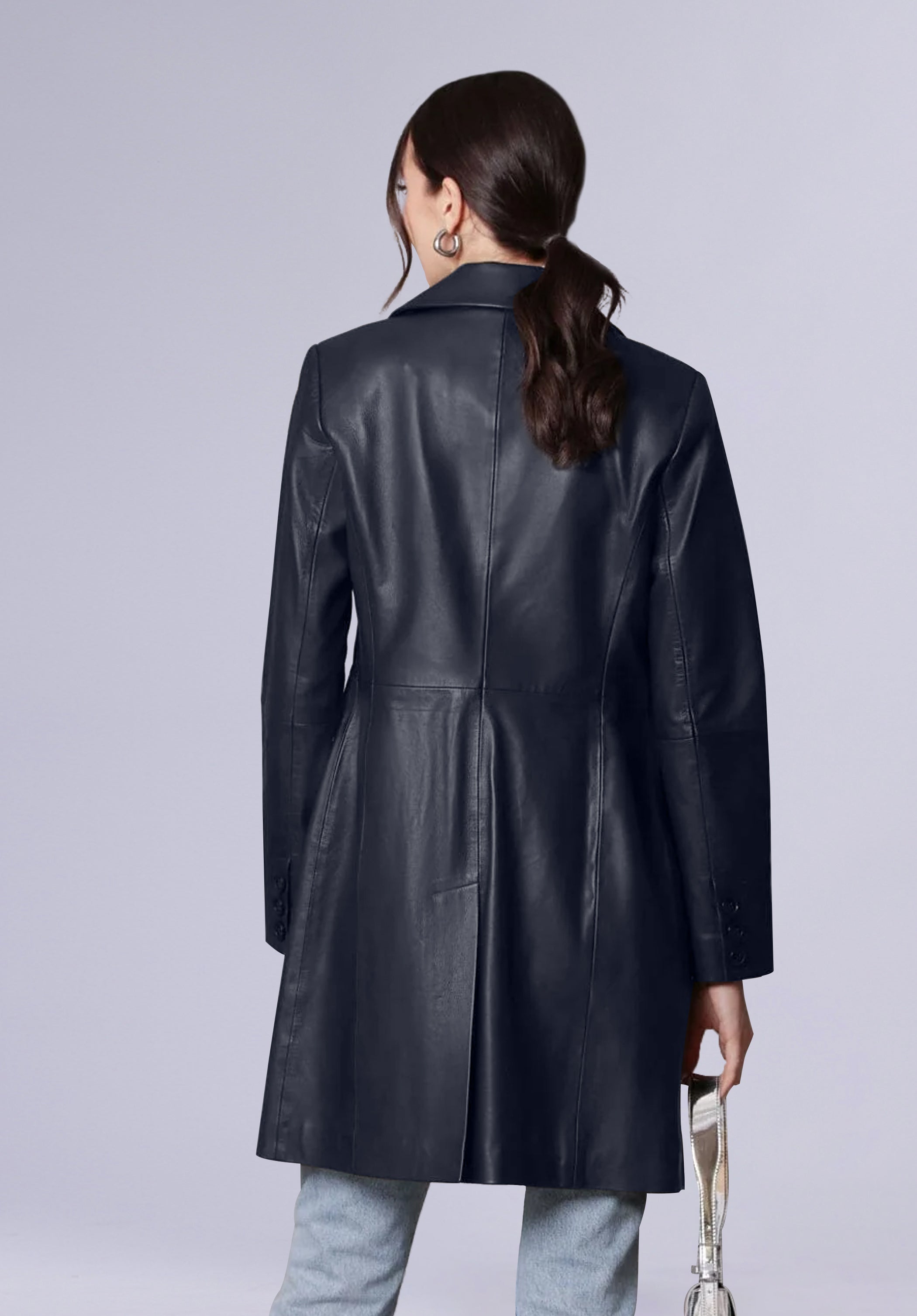 AURORA LEATHER COAT