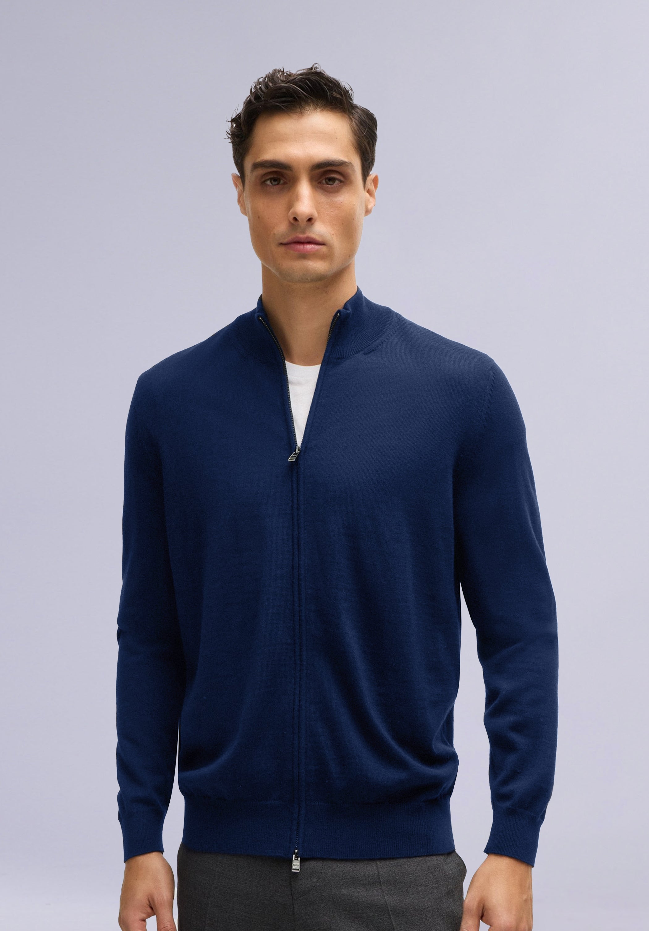 OXFORD MERINO CARDIGAN
