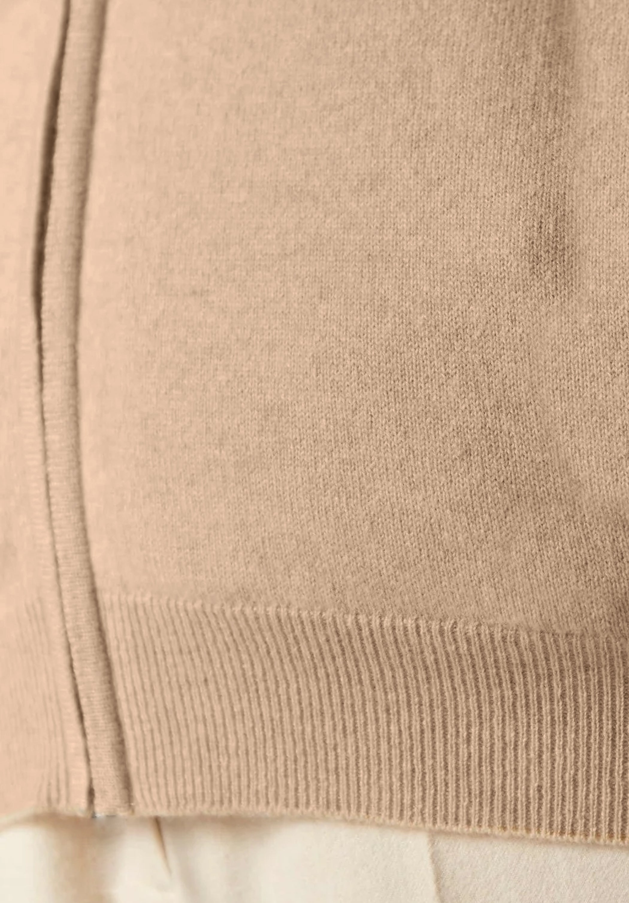 TAN MERINO CARDIGAN