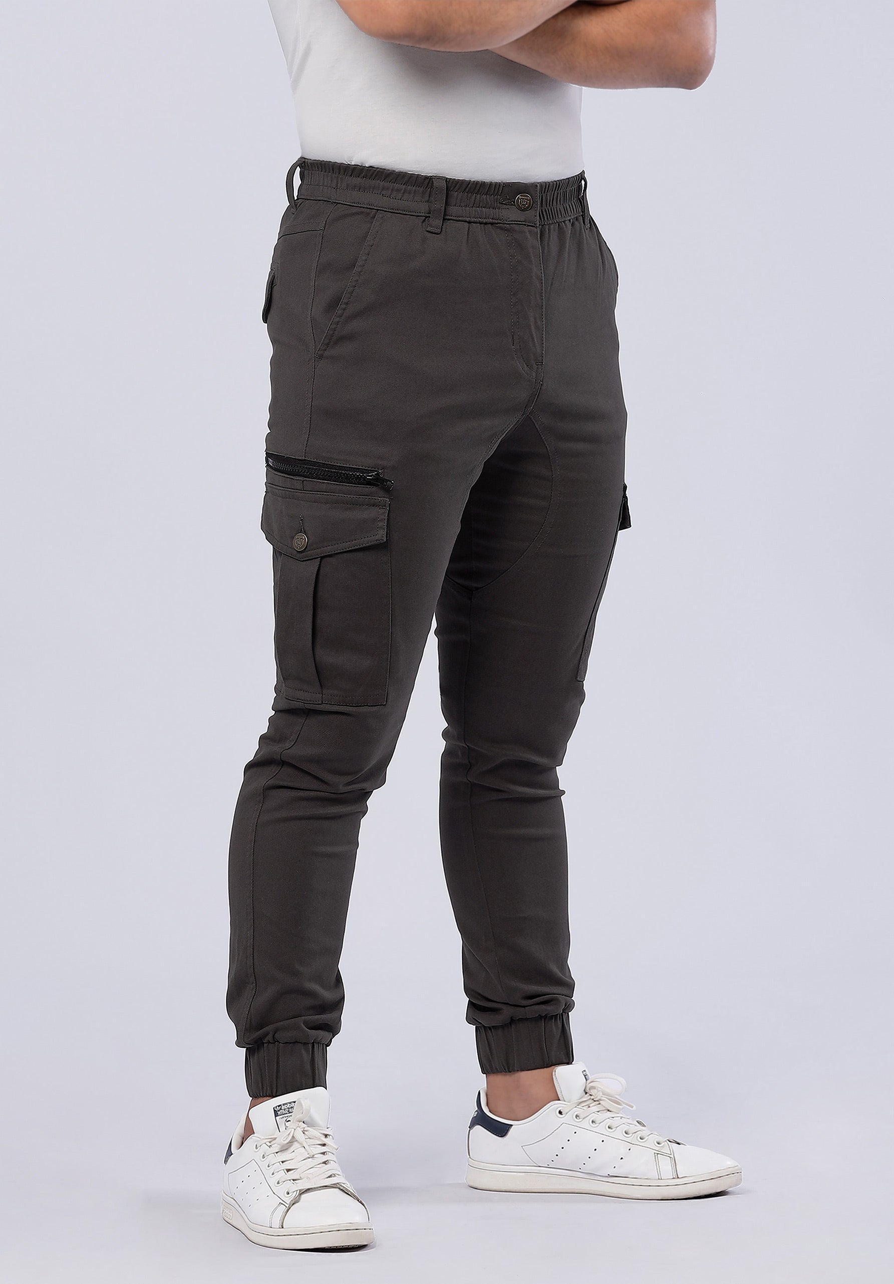 ACHROMATIC CARGO JOGGERS