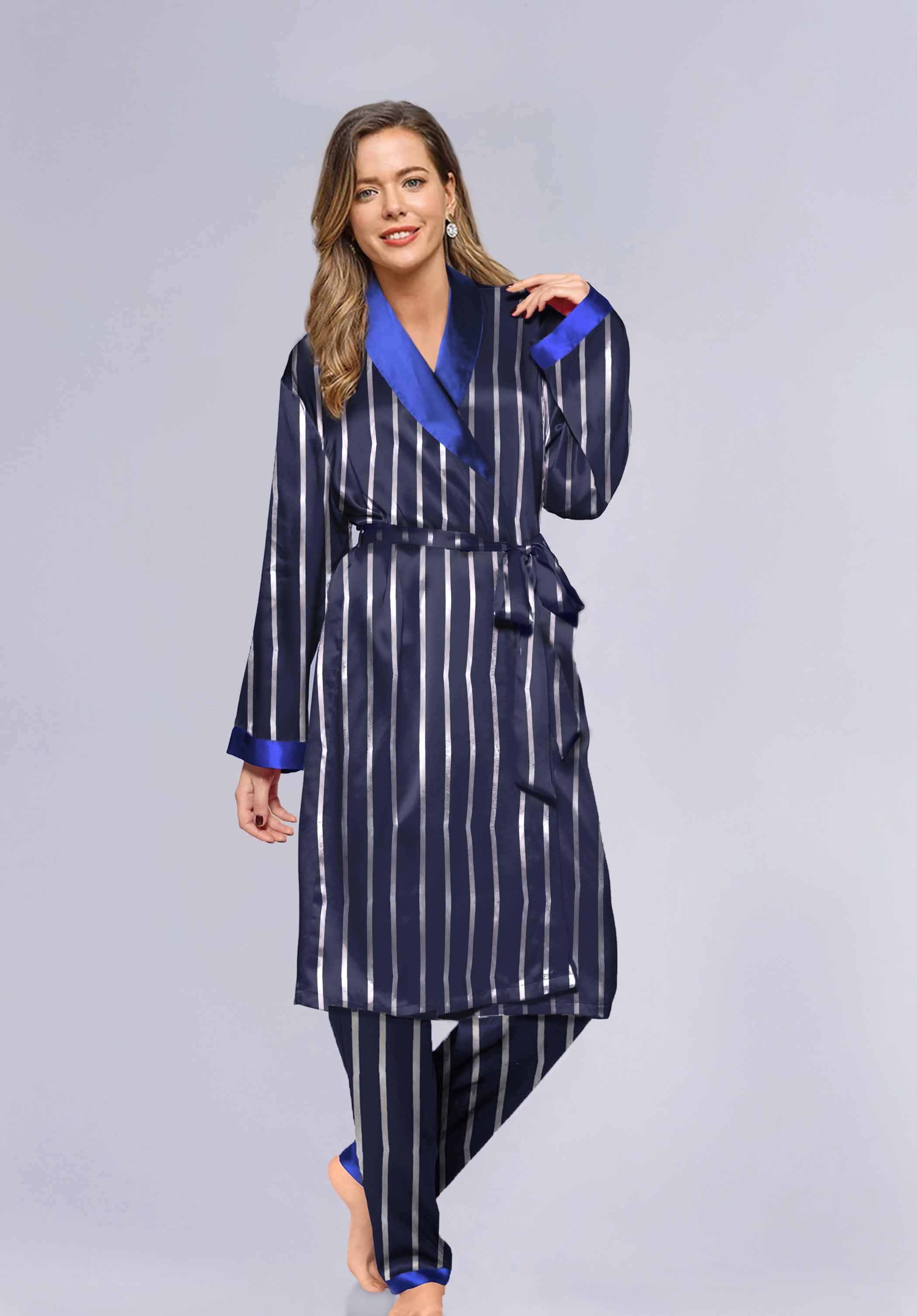 JADE LUXURE SILK ROBE SET