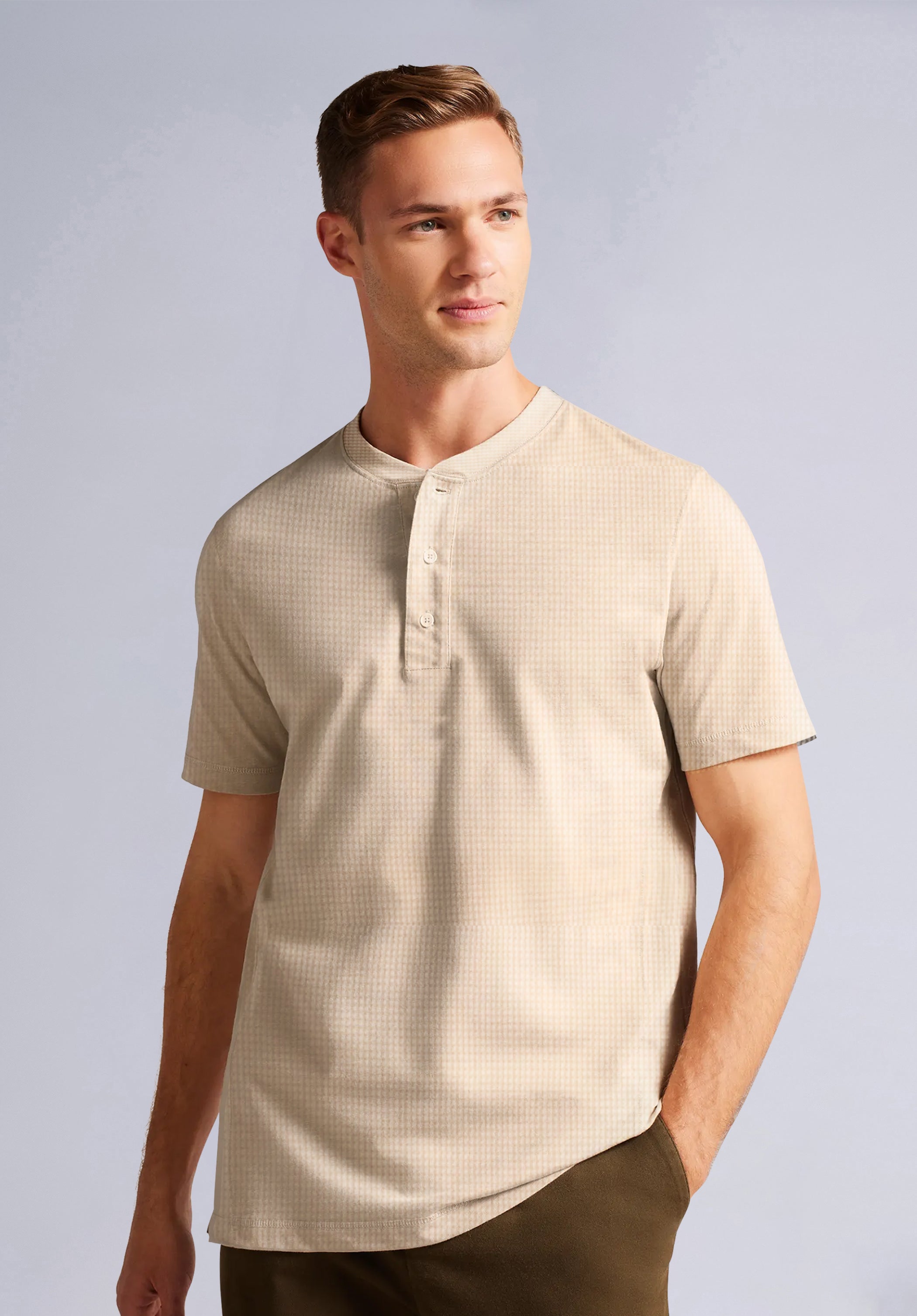 Sepia Henley Shirt