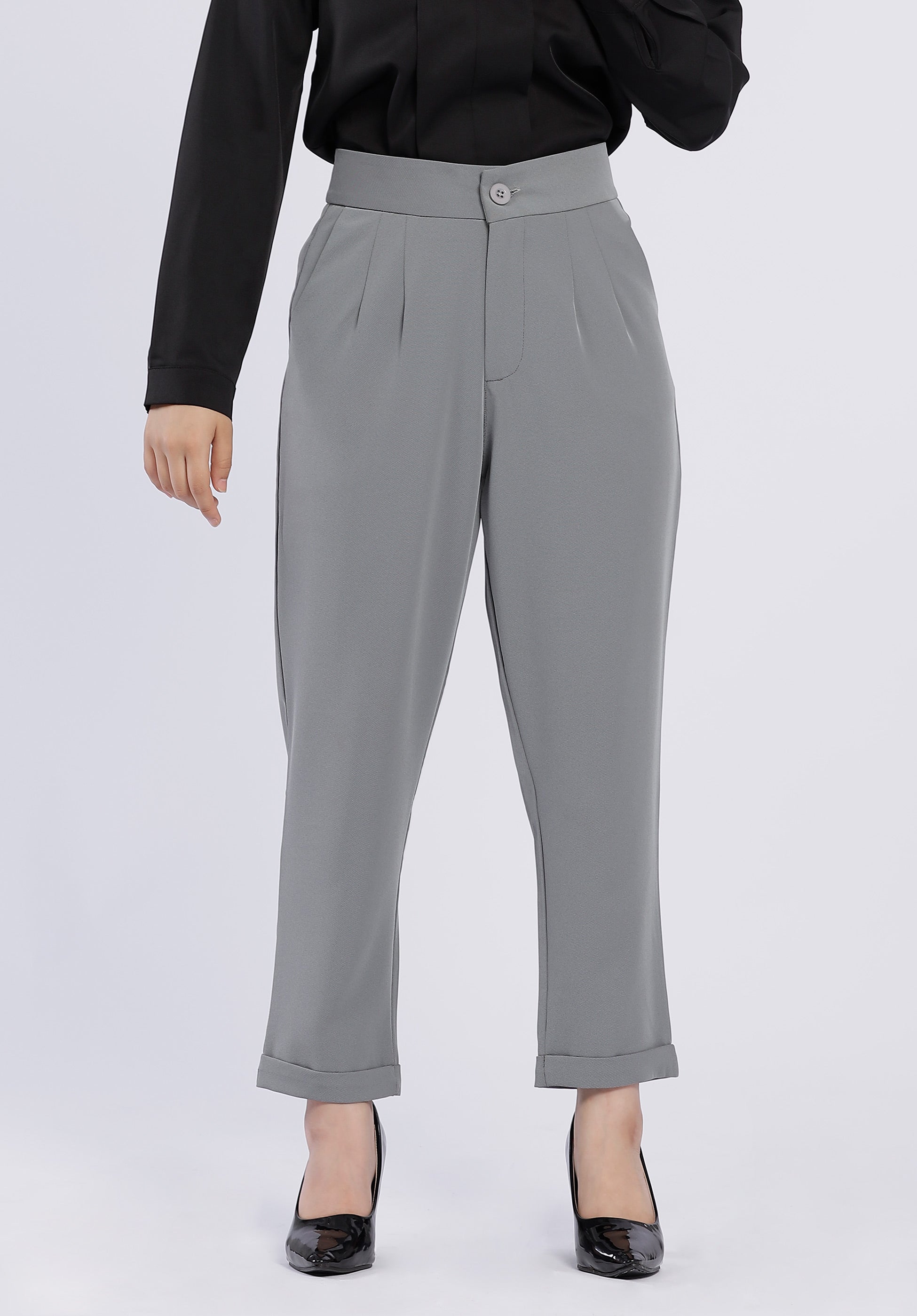 MOLLY GRAPHITE CHINO