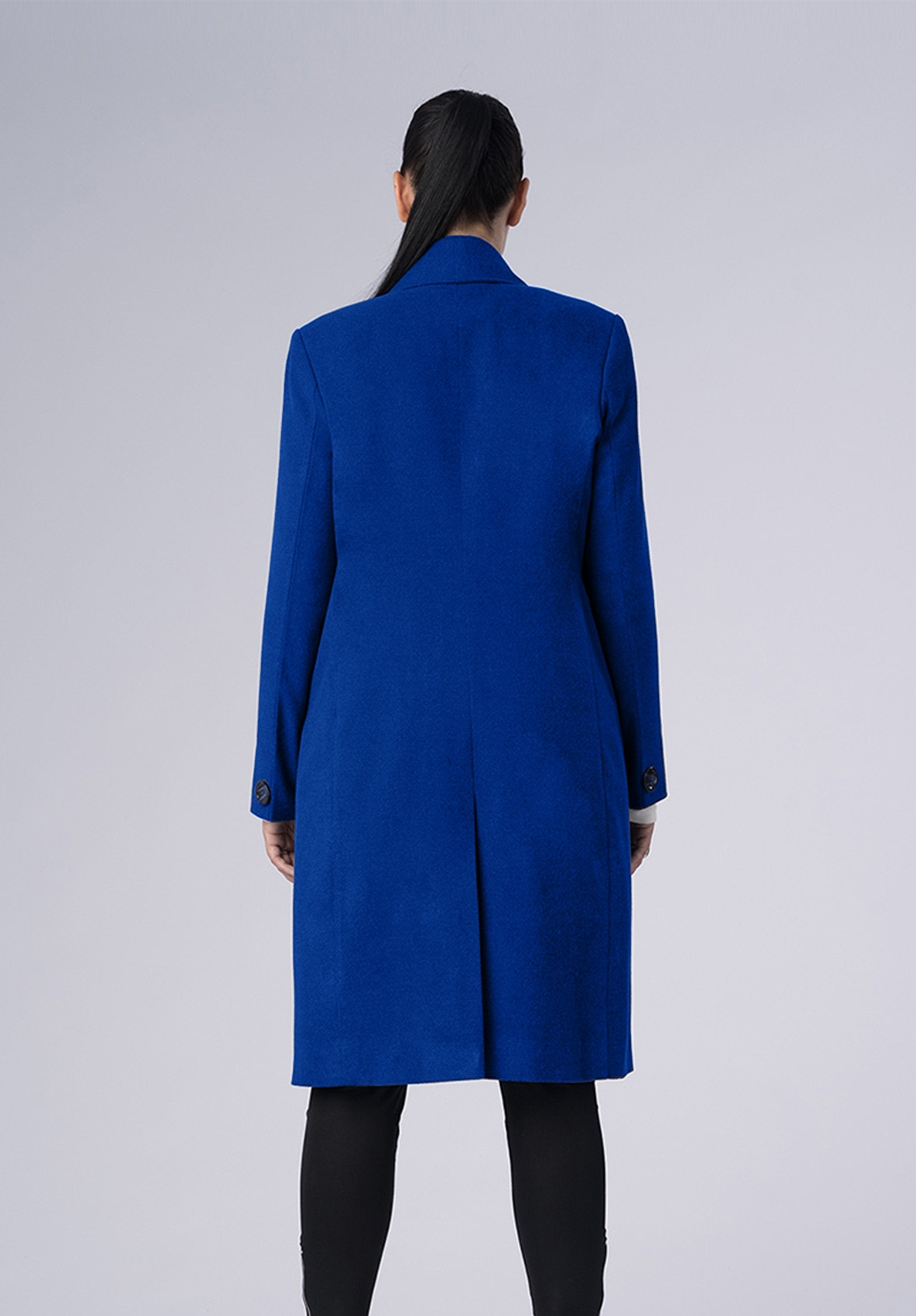 woolen double breasted-coat