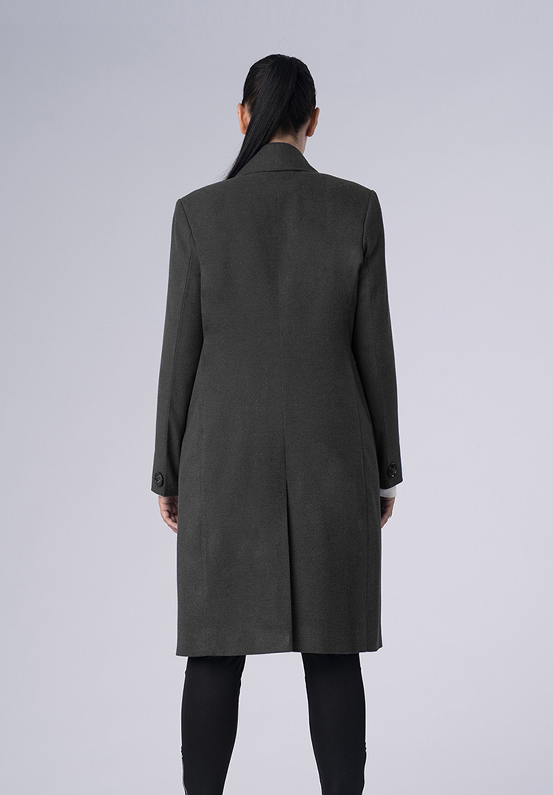 woolen double breasted-coat