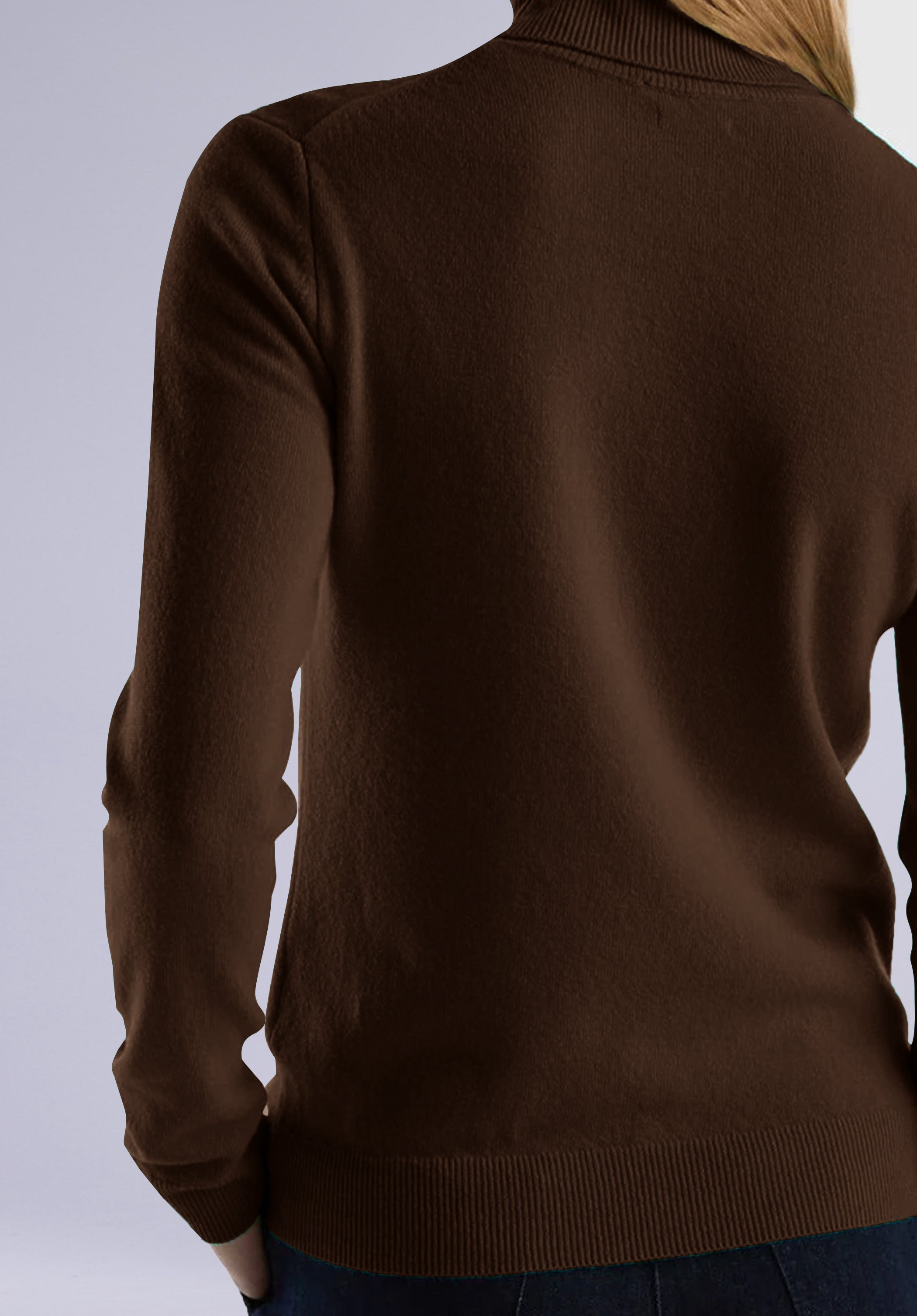 CARAMEL MERINO HIGH NECK