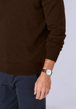 Load image into Gallery viewer, CARAMEL MERINO V NECK
