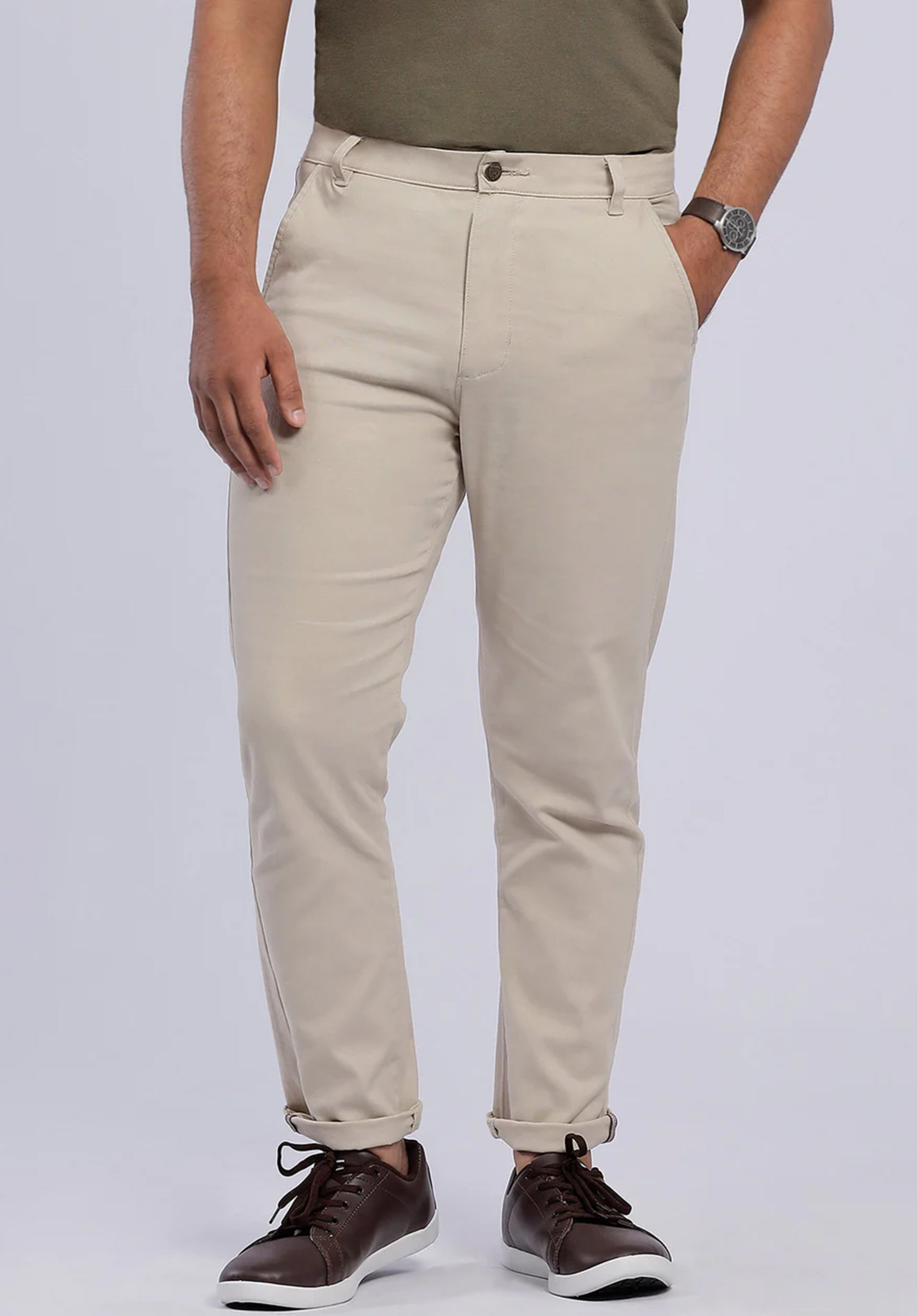 STONE CHINO PANTS