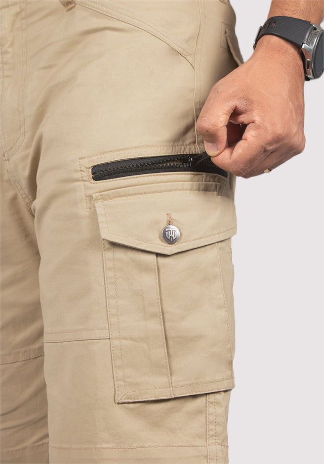 BISTER TWILL CARGO SHORTS